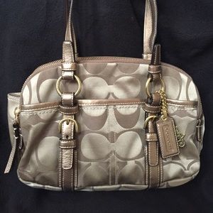 Coach Signature Soho Double Zip Purse